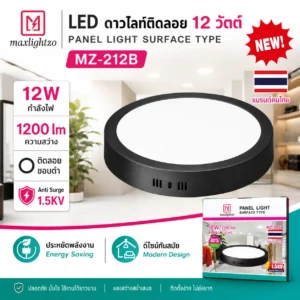 LED ดาวไลท์ติดลอย MZ-212B 12W